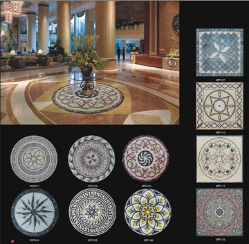 Round Shape Stone Mosaic Tile