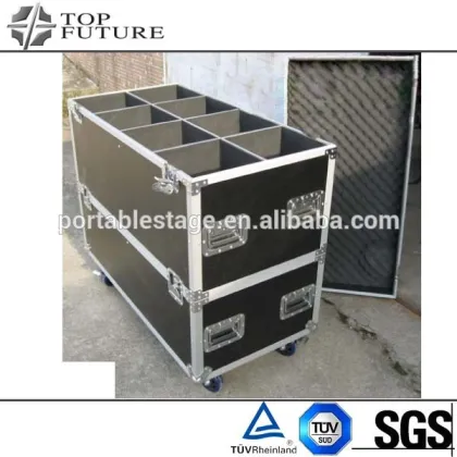 Quality manufacture lighting case with wheel cups