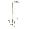 Moderne Twin Head Shower Slangen Railset