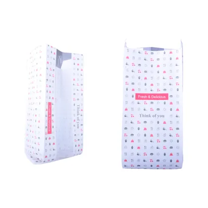 custom printed bakery paper bread bag