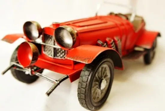 Handmade antique car model