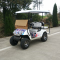 4 seat off road gas powered golfcart