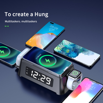 Alarm Clock with 3 in 1 wireless charger