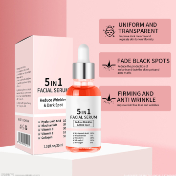 Wholesale Private Label 30ML Facial Serum: Reduce Wrinkles, Dark Spots, Moisturize and Hydrate with Vitamin C and Niacinamide