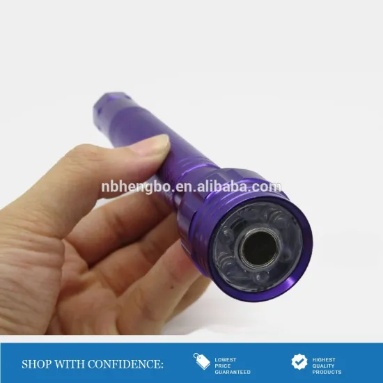 1 pc whosale aluminum 6 led flashlight torch with magnetic grabber