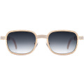 White Diamond Buffalo Horn Sunglasses