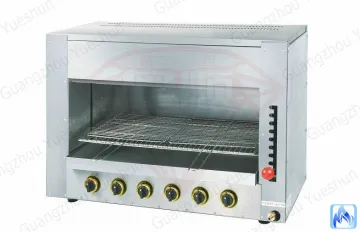Gas Infrared Salamander Kitchen Equipment , Free Standing Gas Cooker