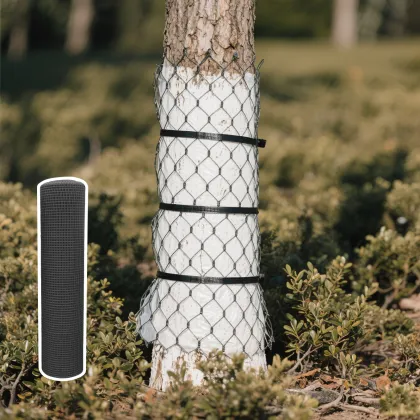 DIY Lightweight Backyard Orchard Chicken Fence