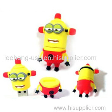 Movie Despicable Me Cartoon Figure 8gb Minion Usb Stick 