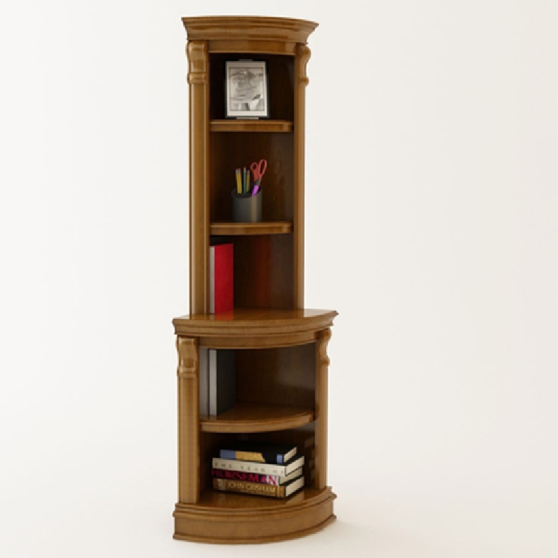 Corner Storage Rack Bookshelf 