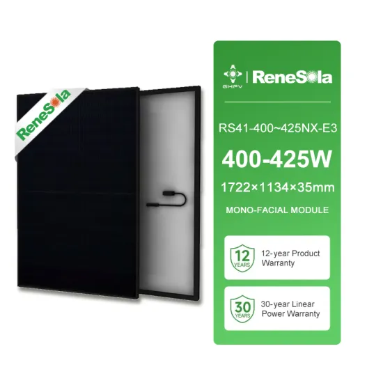 Renesola's Latest 108 Half Cell Mono Solar Panels: 400W to 425W Full Black Capacity