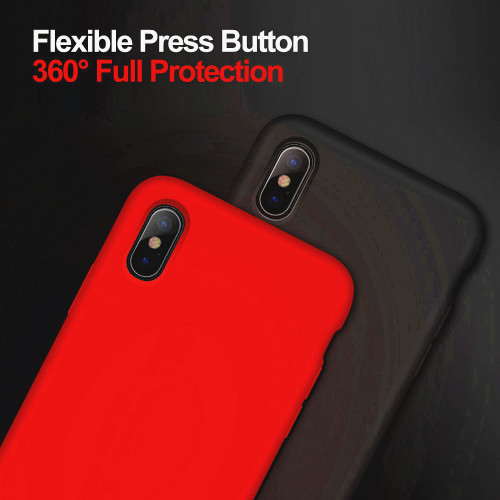 Eco-Friendly Liquid Silicone Phone Case for iPhone X Cover
