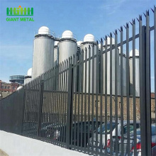 D section hot dipped galvanized Palisade Fence