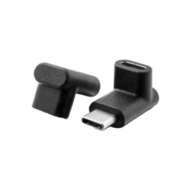 90 βαθμοί USB 3.1 Type-C Αρσενικό σε Type-C Γυναικείο μετατροπέα επέκτασης