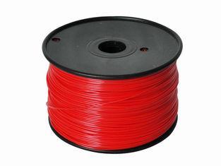 red Plastic 3D printer material / 1.75mm ABS filament for M