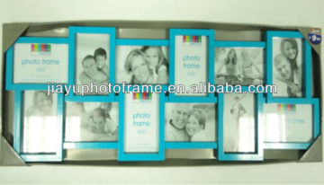 JP008 twelve apperture handmade photo frames designs,12pcs photo frame