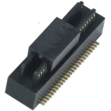 Boîte à double roove de 0,8 mm à la carte Connecteur / Mâle H4.0 ~ 5.0