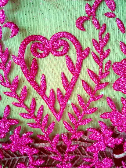 warp knit bling bling dress talbe cloth