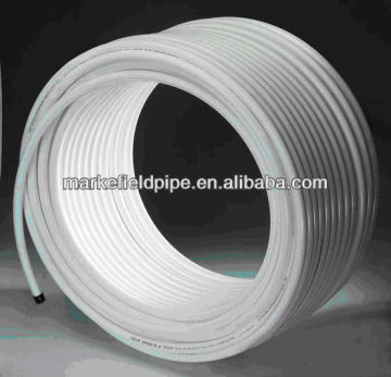 Butt welding pert-al-pert pipe with heating system