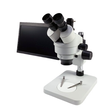 Hot Sale Best Price: ZM-2TD1L13 0.7X-4.5X Zoom Trinocular Stereo Microscope with 13.3 Inch LCD Screen