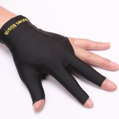 Breathable 3-Finger Billiard Gloves for Customized New Fashion