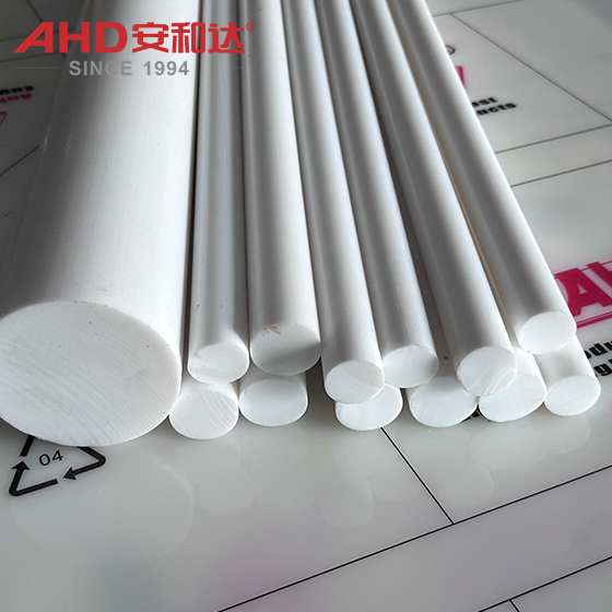 natural ptfe solid rod2