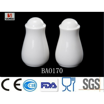 Unique white ceramic love bird salt pepper shakers