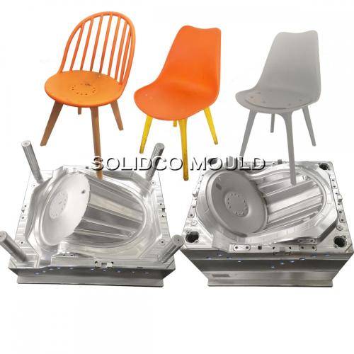 Factory moden design plastic injection armless chair mould