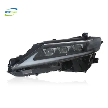 Car Headlights Upgrade Kit for 2018-2023 Toyota Camry: LED Head Lamps with Three Lens Assembly - CAM-A005