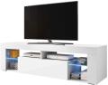 Meuble TV LED en bois UV haute brillance