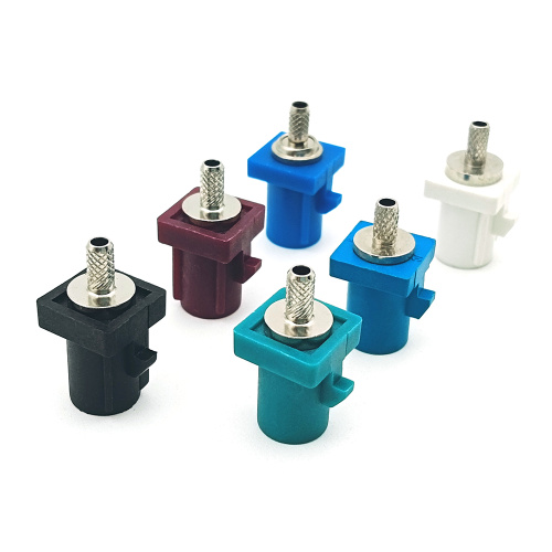 Straight Short Fakra Male Plug Crimp Cable Connector