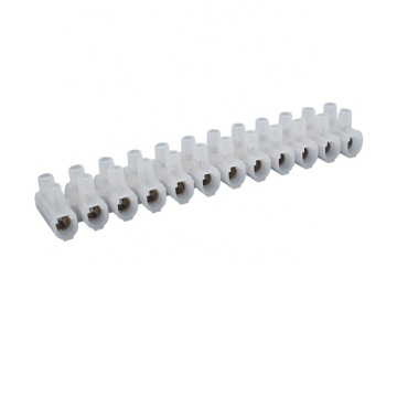 High-Quality 60A U-Style 12-Way Terminal Block with PE Material for Plastic Wire Connectors - Ideal for Low Voltage Equipment