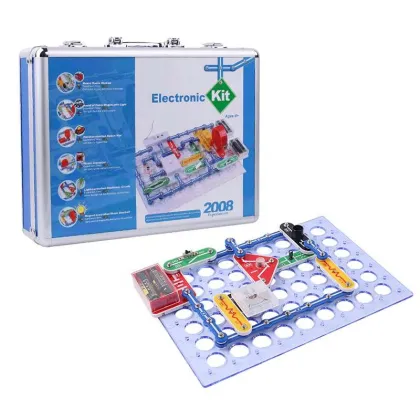 STEM Educational Toy: Electronics Exploration Kit with Over 2008 Projects for Kids 8+