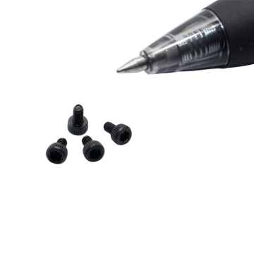 DIN912 M1.6*3 12.9 Grade SCM435 Цилиндрическая шестигранная шестигранная шестиугольная машина (черный)
