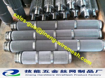 Thép không gỉ 316 Bộ lọc/Bộ lọc dầu/Phần tử bộ lọc xếp li