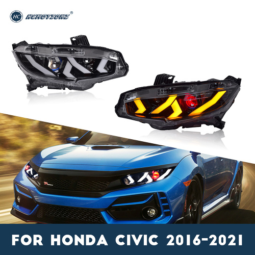 HCMotionz leitete Scheinwerfer für Honda Civic 10. Gen 2016-2021