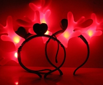 led antler head band of halloween day