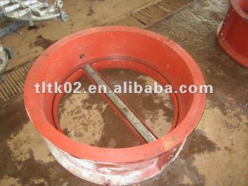 carbon steel double door check valves