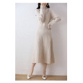 All wool knit dress for women