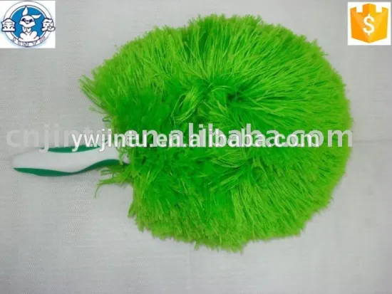 fashion style household round microfiber duster green duster