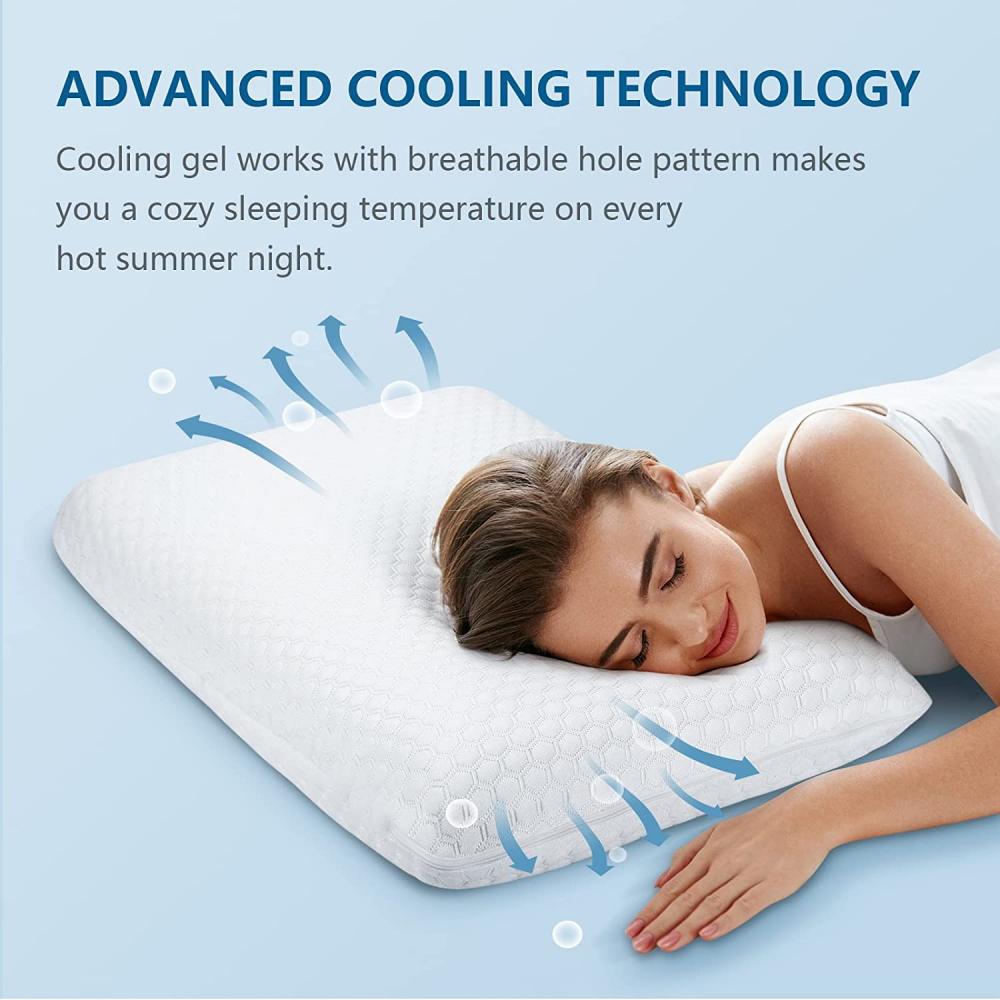 Gel Memory Foam Pillow382 Jpg