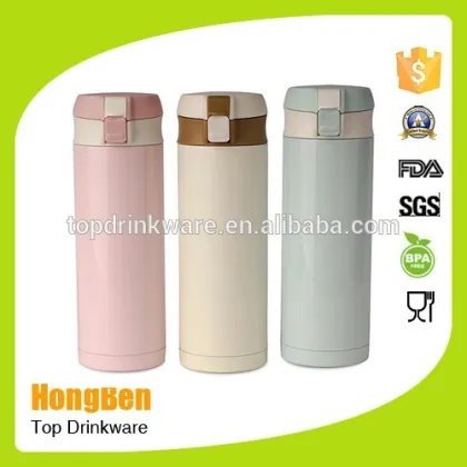 Portable thermos flask/stainless steel insulated vacuum bottle/vacuum coffee cup