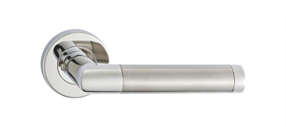 Universal handed lever set stainless steel door handle