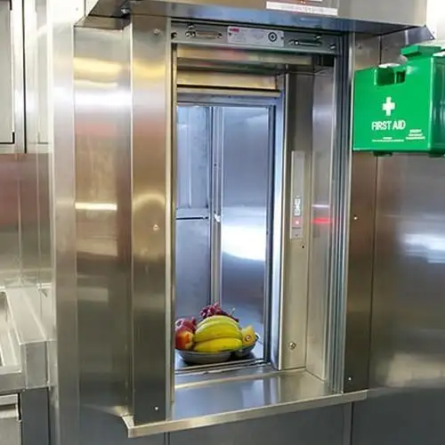 Convenient Dumbwaiter Food Service Machine Safe Speed