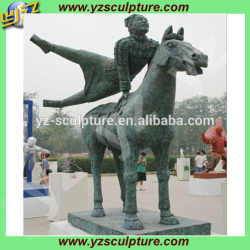 garden bronze Terra-Cotta Warriors sculpture for sale