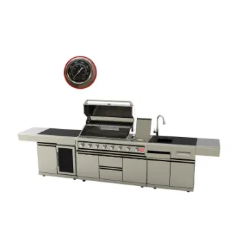 American Professional Good Gas BBQ Gril Fridge Kitchen Cabinet