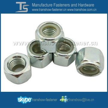 ANSI/ASME B 18.2.2 steel hexagon nylon lock nut