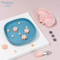 Kids Toddler Silicone Baby Suction Bowl Plate