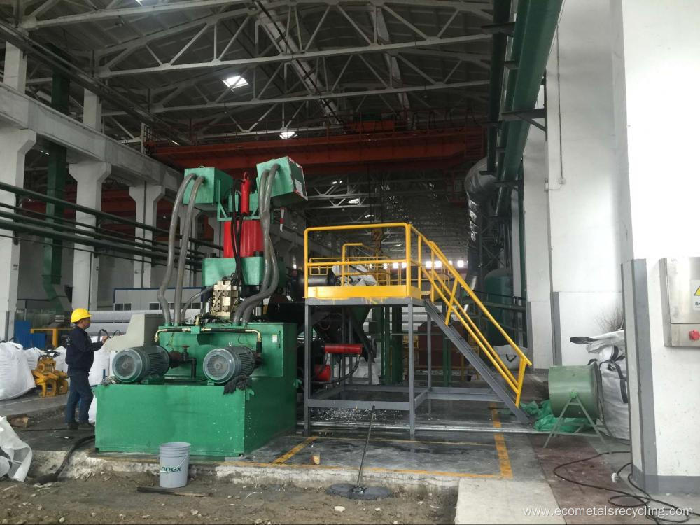 Hydraulic Auto Aluminum Residue Briquetting Press Machine