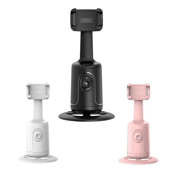 2023 Portable Smart Selfie Stick with AI Face Tracking Camera Gimbal Stabilizer